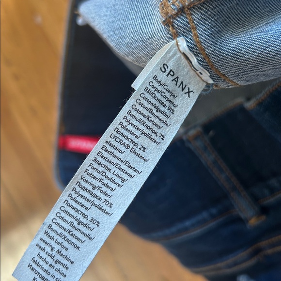 SPANX Dark Blue Jeans Size 1X - Picture 7 of 10